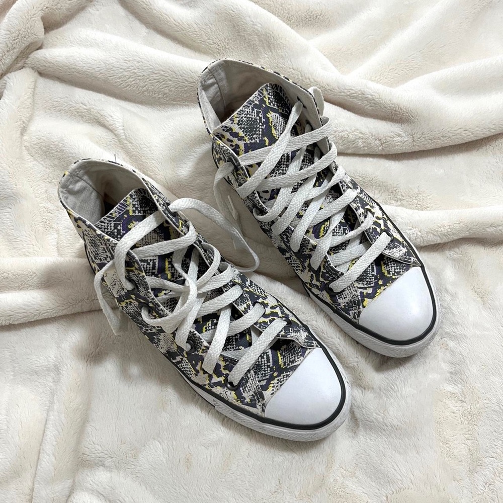 converse chuck taylor all star high top canvas snake US 4.5 limited edition y2k